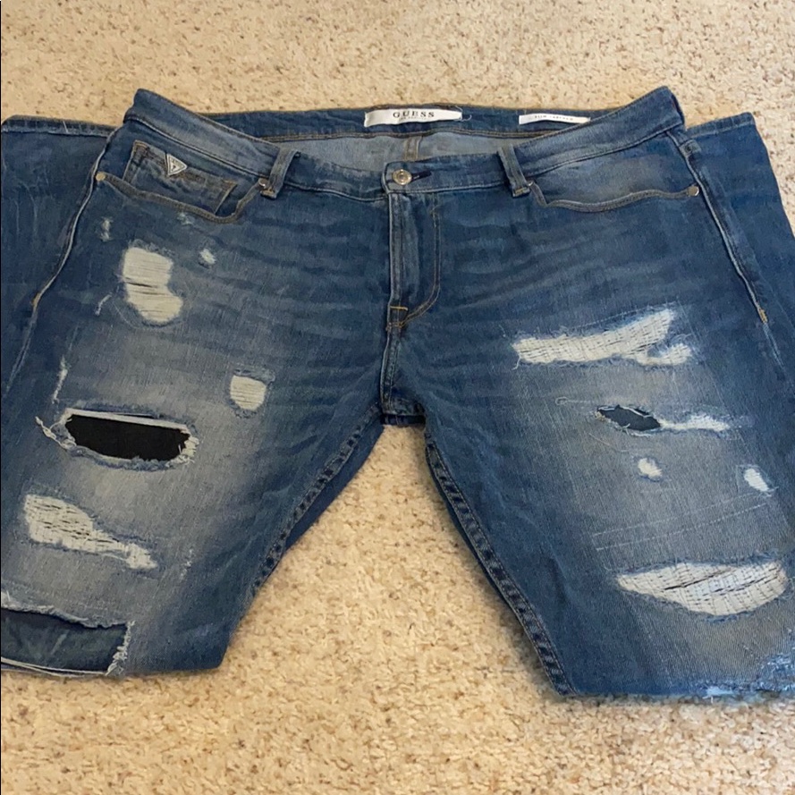 Guess Destroyed Patchwork Jeans